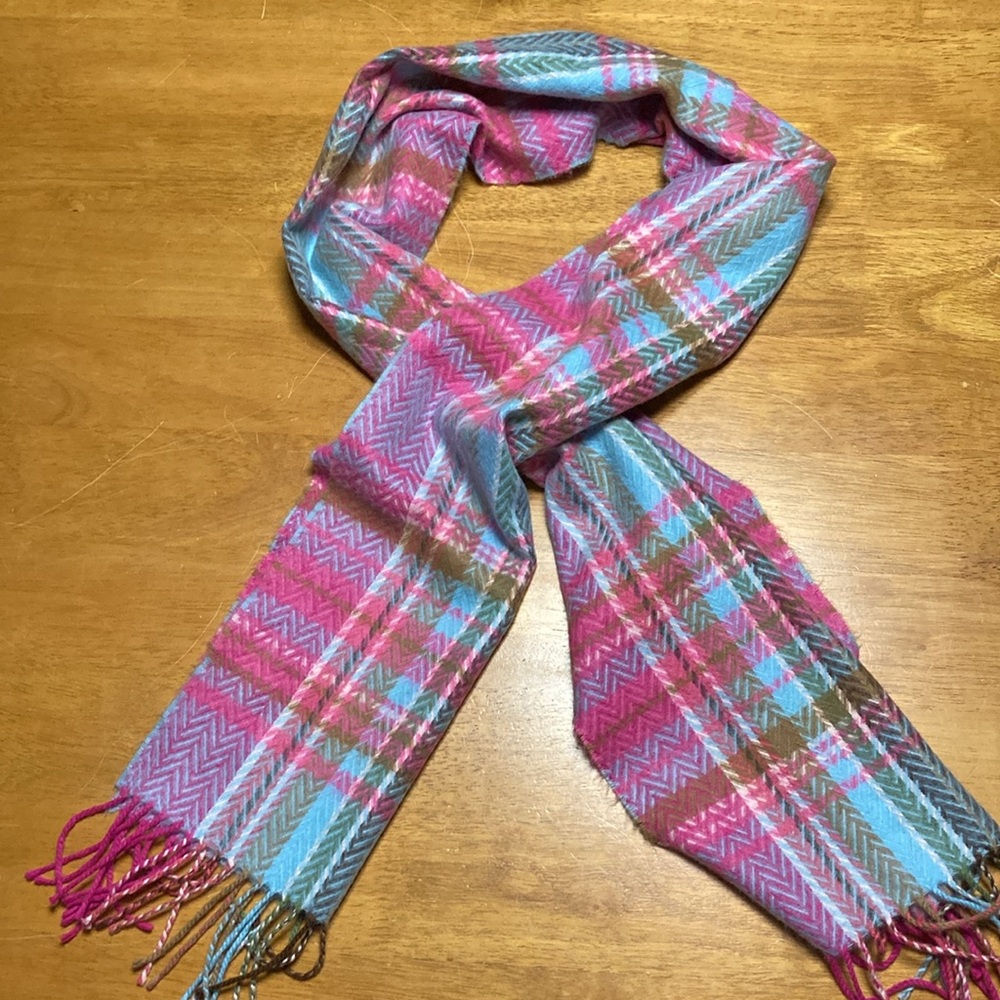 Colorful Plaid Scarf